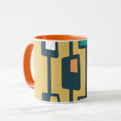 Mug Blocs Jaunes Funky du Milieu du Siècle (Devant gauche)