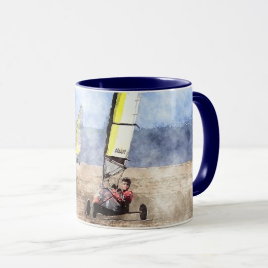 Mug Blokart emballant la concurrence (Devant droit)