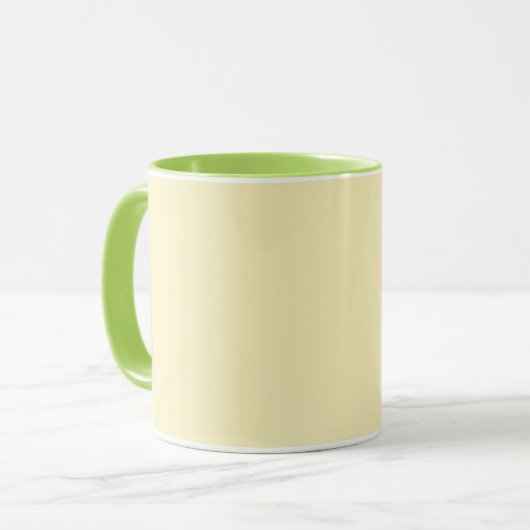 Mug Blond (couleur unie) (Devant gauche)