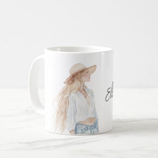 Mug Blond Female Jeans (Devant gauche)