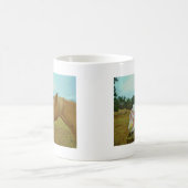 Mug Blond Jaune cheval & Bunny de Pâques (Centre)