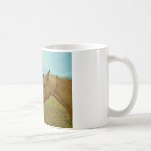 Mug Blond Jaune cheval & Bunny de Pâques