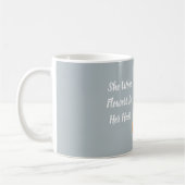 Mug Blond Jeans Fleurs dans les Cheveux (Gauche)