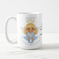Blonde d'ange de pierre porte-bonheur d'avril