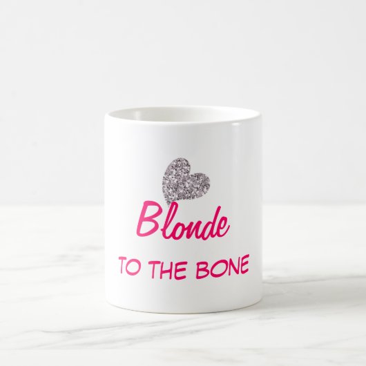 Mug Blonde drôle à la citation os (Centre)