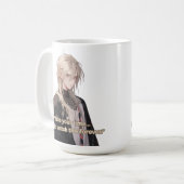 Mug Blonde Long Cheveux Joli gars Anime (Devant gauche)