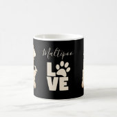 Mug Blonde mignonne Maltipoo Chien Amour (Centre)