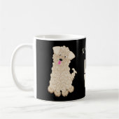 Mug Blonde mignonne Maltipoo Chien Amour (Gauche)
