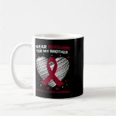 Mug Blood Cancer Burgundy Brother Multiple Myeloma Awa (Gauche)