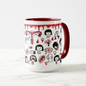 Mug Blood Moon mugg (Devant droit)