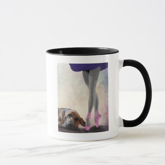 Mug Bloodhound Et Danseur De Ballet (Droite)