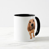 Mug Bloodhound Puppy (Devant droit)