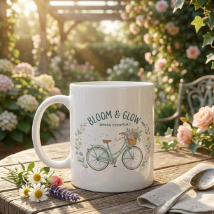Mug Bloom & Glow Vintage Floral Bicyclette Printemps A