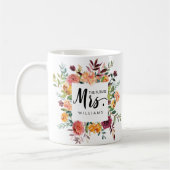 Mug Bloom rustique | MARIAGE LE futur MRS Typographie (Gauche)