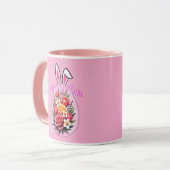 Mug Bloom This Easter – Floral Easter Egg Art - caneca (Devant gauche)