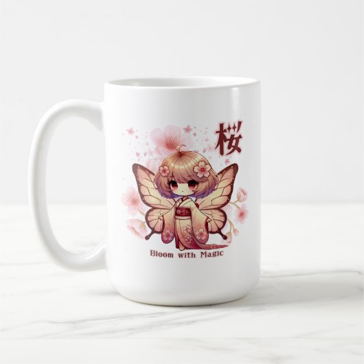 Mug Bloom with Magic - Kawaii Sakura Fairy (Gauche)