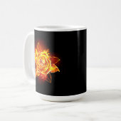 Mug Blooming Fire Rose (Devant gauche)