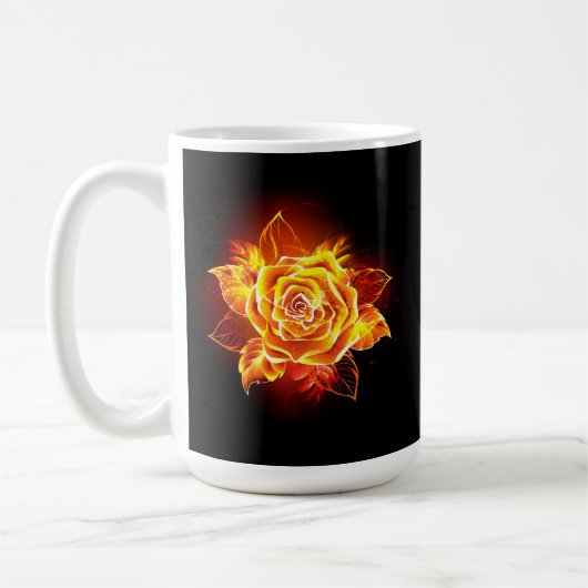 Mug Blooming Fire Rose (Gauche)