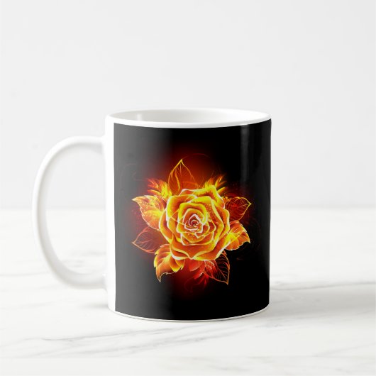 Mug Blooming Fire Rose (Gauche)
