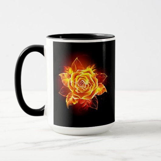 Mug Blooming Fire Rose (Gauche)
