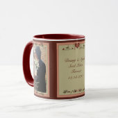Mug Blooming Hearts Personnalisable Mariage Keepsaké (Devant gauche)