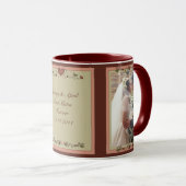 Mug Blooming Hearts Personnalisable Mariage Keepsaké (Devant droit)
