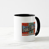Mug Bloomington, Illinois - Scènes de grandes lettres (Devant droit)