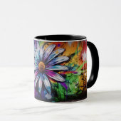 Mug Blooms urbains - Graffiti & Fusion Florale (Devant droit)