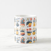 Mug Blooms Whimsical dans des pots vibrants (Centre)