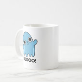 Mug Blooo Funny Blue Ghost Pun (Devant gauche)