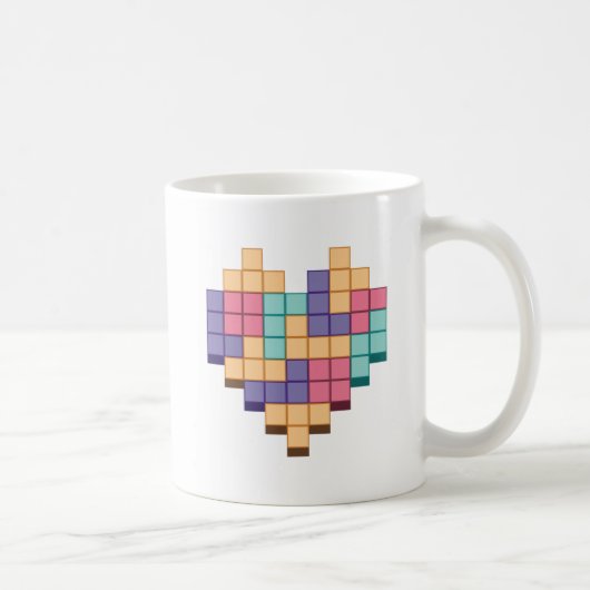 Mug Bloquer le style du coeur du jeu (Droite)