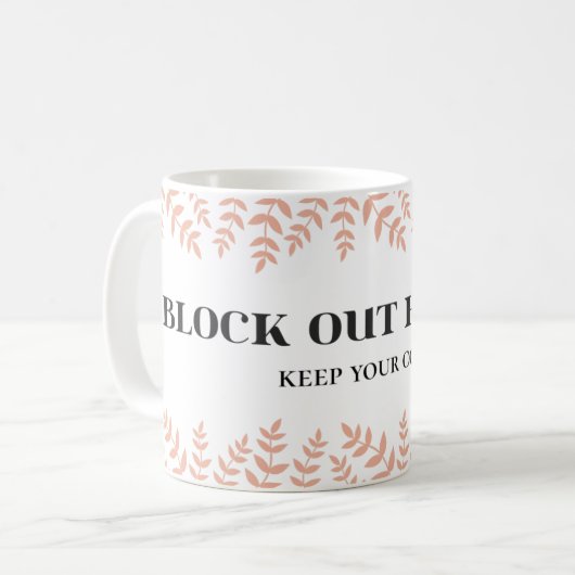 Mug Bloquer les haïssages : Donner du pouvoir à la cit (Devant gauche)
