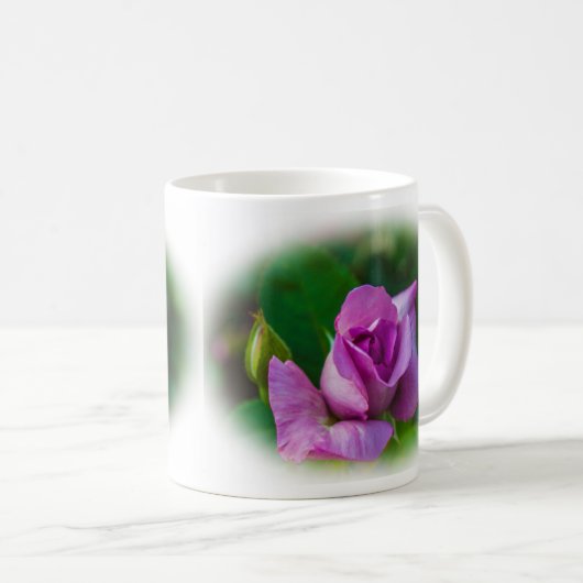 Mug Blossom Rose pourpre (Devant droit)