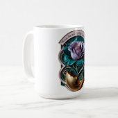 Mug Blossom Season Rose, Wildflower Cottage Gift (Devant gauche)