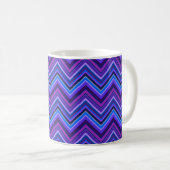 Mug Blue and purple zigzag (Devant droit)