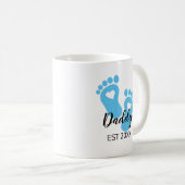 Mug Blue Baby Feed New Dad Baby Boy (Devant droit)