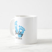 Mug Blue Baby Feed New Dad Baby Boy (Devant gauche)