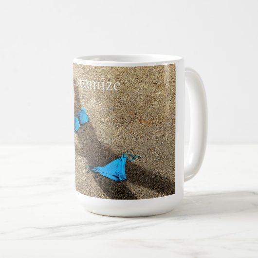 Mug Blue Bikini Beach Sand Thunder_Cove (Devant droit)