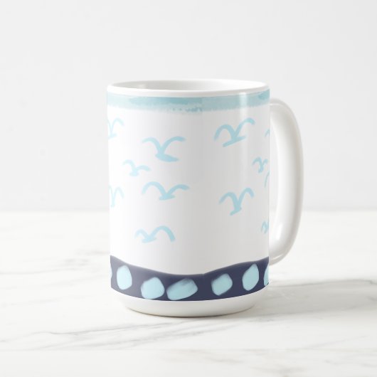 Mug Blue birds mug-ceramic (Devant droit)