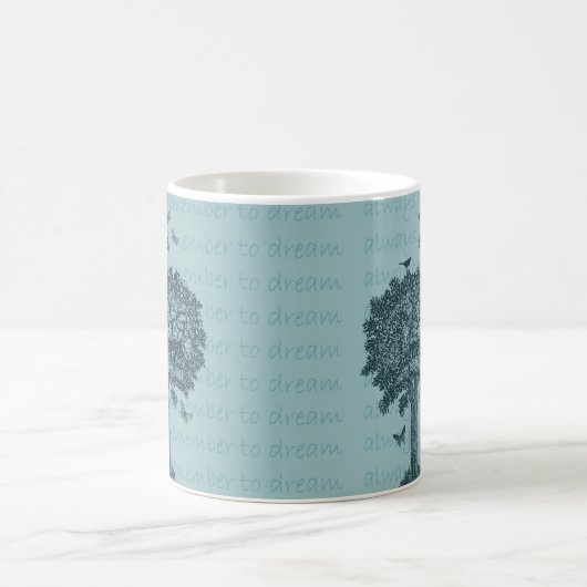 Mug Blue Birds Papillons Dream Tree (Centre)