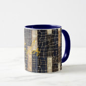 Mug Blue Brown Ocean Net (Devant droit)