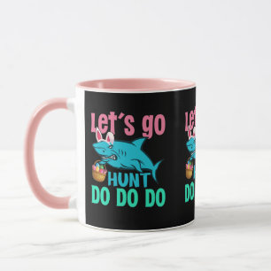 Mug Blue Bunny Oreilles requin Chasse aux oeufs de Pâq