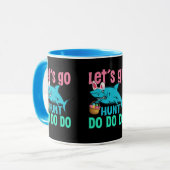 Mug Blue Bunny Oreilles requin Chasse aux oeufs de Pâq (Devant gauche)