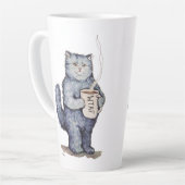 Mug Blue Cat WTAF (Angle gauche)
