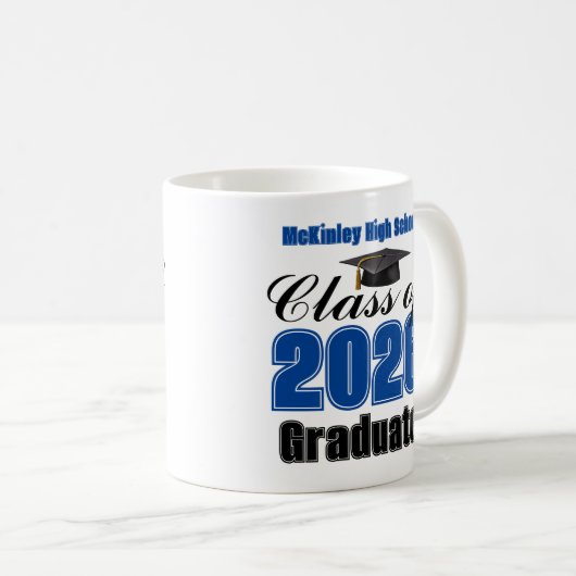 Mug Blue Class of 2026 Graduation Keepsake (Devant droit)