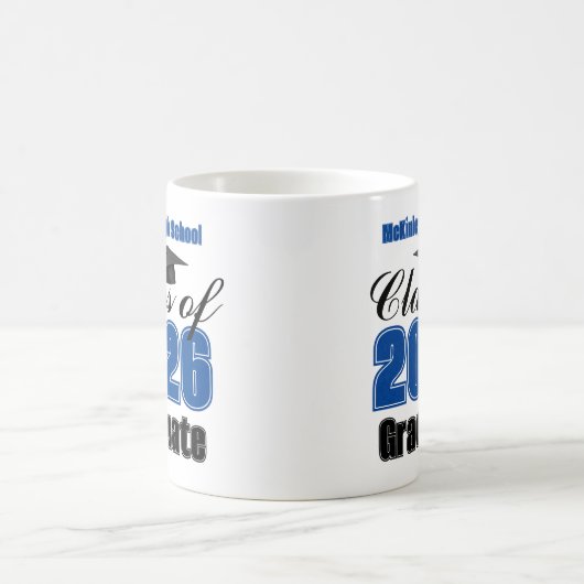 Mug Blue Class of 2026 Graduation Keepsake (Centre)