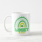Mug Blue Clover & Rainbow Lucky One Premier Anniversai (Gauche)