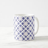 Mug Blue Cross Pendant Pattern (Devant droit)