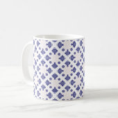Mug Blue Cross Pendant Pattern (Devant gauche)