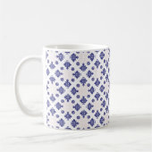 Mug Blue Cross Pendant Pattern (Gauche)
